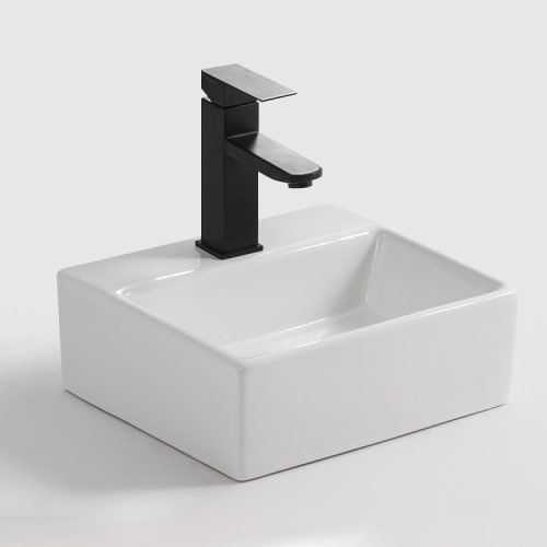 Welland Y9135 falra / pultra szerelhető mosdókagyló - 38 x 30 cm