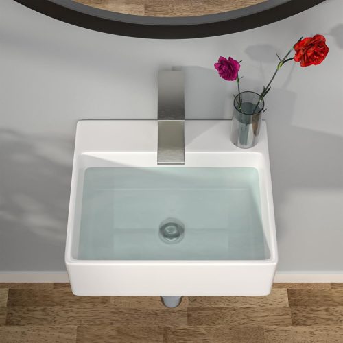 Welland falra szerelhető kerámia mosdó