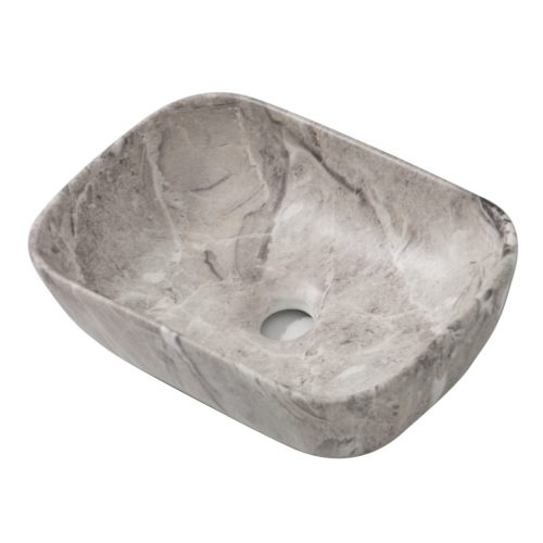 Welland pultra építhető kerámia mosdó - márvány