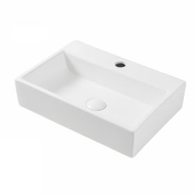 Welland pultra építhető kerámia mosdó