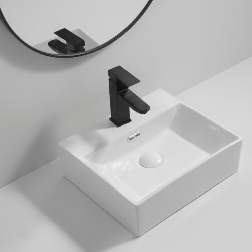 Welland pultra építhető kerámia mosdó