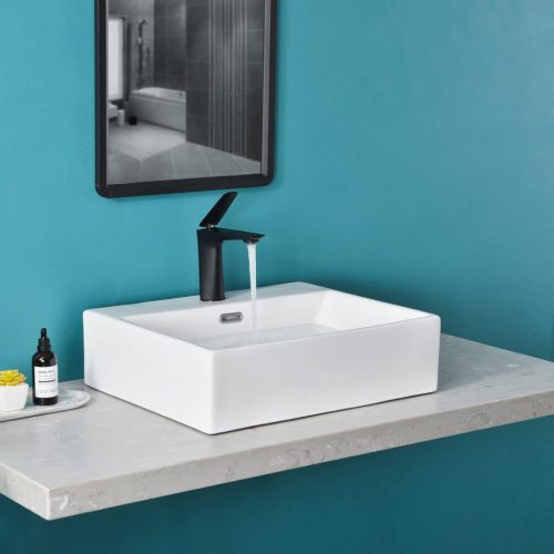 Welland pultra építhető kerámia mosdó