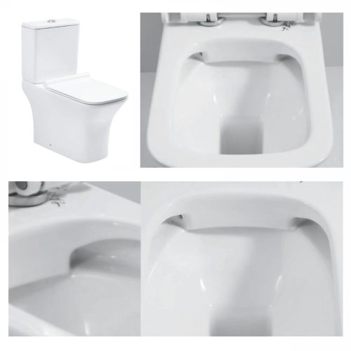 Welland Rimless kompakt/monoblokk WC szett + soft-close WC ülőke