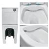 Welland kompakt/monoblokk WC szett + soft-close slim WC ülőke