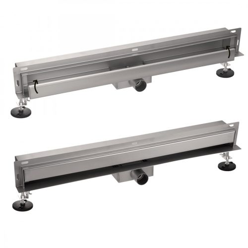 Fali zuhanylefolyó 100 cm - inox