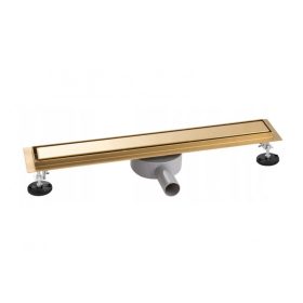 arany zuhanylefolyó 100 cm - átfordítható fedlap